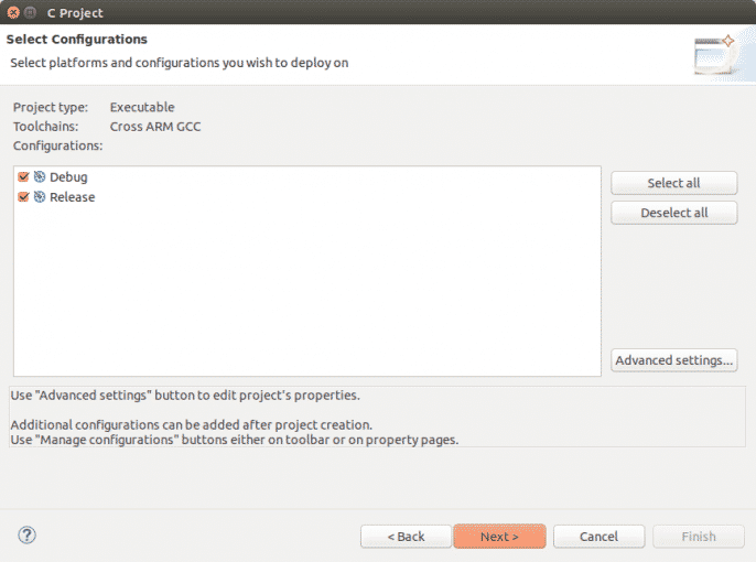 eclipse-freertos-configurations