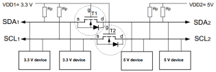 tensões-digitais-MosFET_I2C-