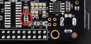 O par resistor/capacitor para o bloco de Reset.