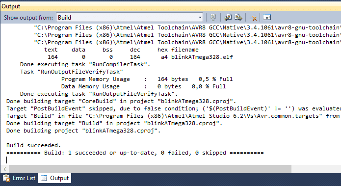 Resultado da Compilação