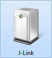 Dispositivo exibido como um J-Link