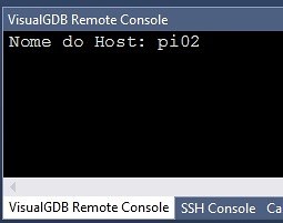 30-Visual Studio-Visual GDB Remote console