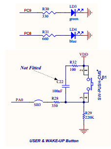 STM32F0 Discovery: circuito periférico