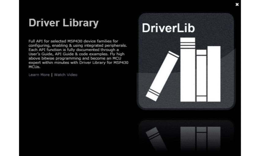 MSP430 Driver Library