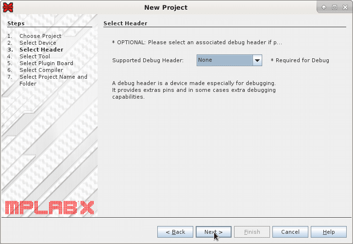 MPLAB X e XC8 no PICsimLab: project header