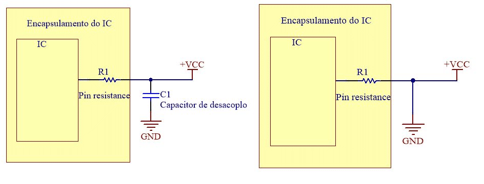 Capacitores de desacoplamento