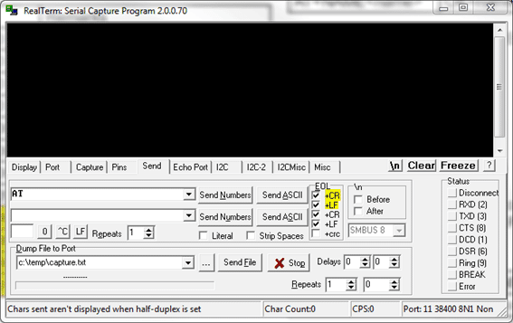 HC-05 e HC-06: Configurando os caracteres \r\n para envio automático