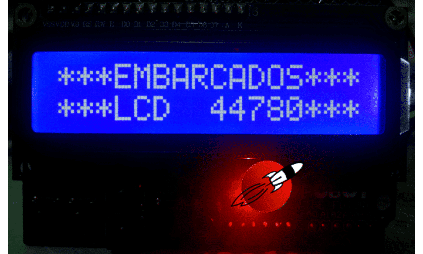 Shield LCD e Teclado da DFRobots