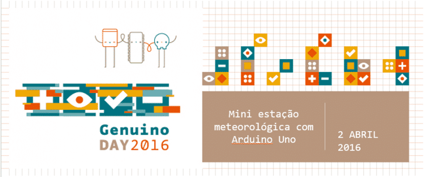Apresentação do projeto de estação metereológica com arduino no primeiro Genuino Day de Santos, SP.