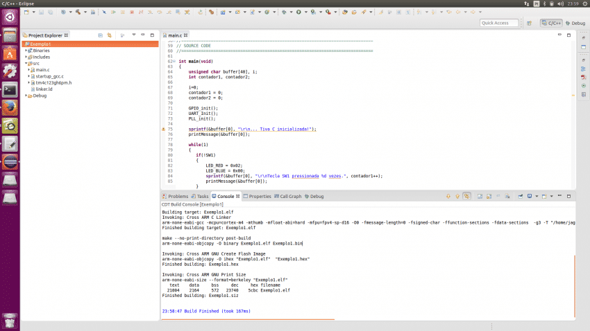 LaunchPad-Tiva-C-no-Ubuntu-criacao-de-projeto-build-ok
