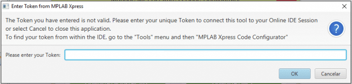 Inserindo a senha para o MCC