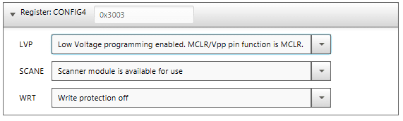 Ativando o modo LVP no MPLAB Xpress