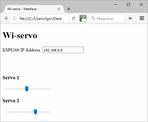 Esquemático do circuito