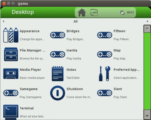 Aplicativos presentes na imagem Sato