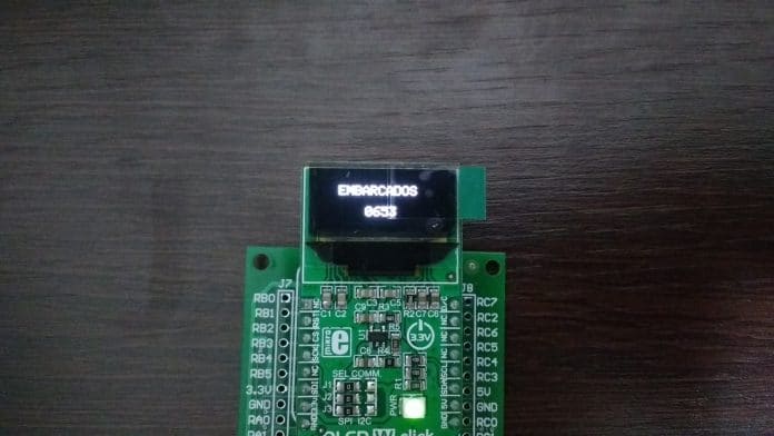 Figura 12 - Valor da conversão AD exibido no display