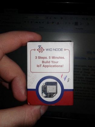 Minha Wio Node na caixa