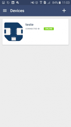 Dispositvo pronto para uso