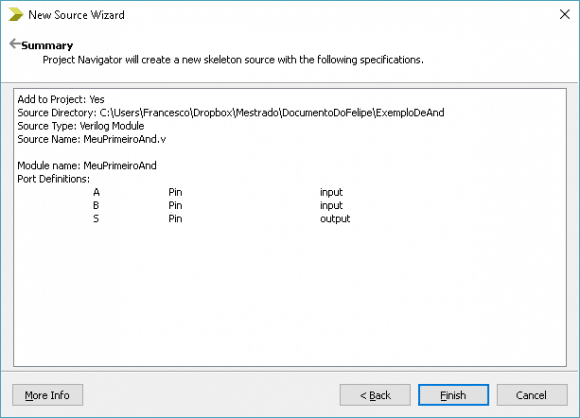 New Source Wizard - Sumary.
