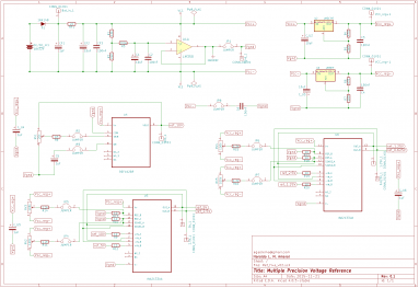 Esquemático completo do projeto de referência de precisão