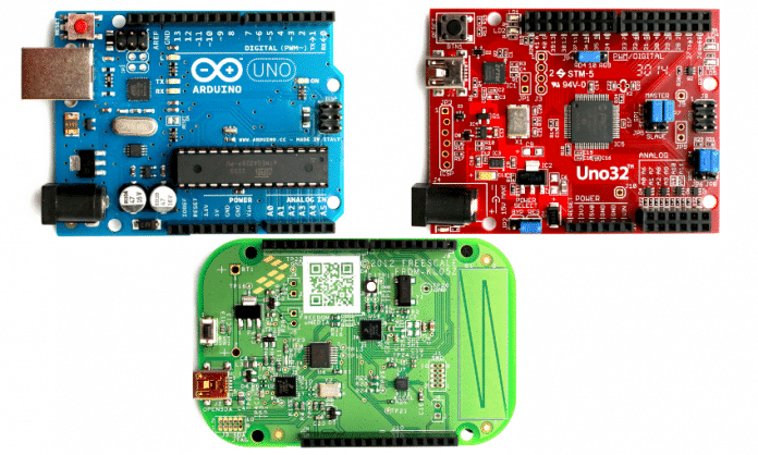 Placas utiizadas no livro Programação de Sistemas Embarcados