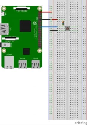 Resistor de pull up configurando o GPIO24 como input