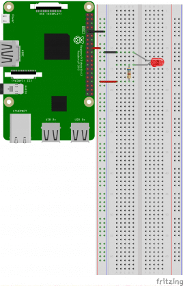 GPIO24 como output