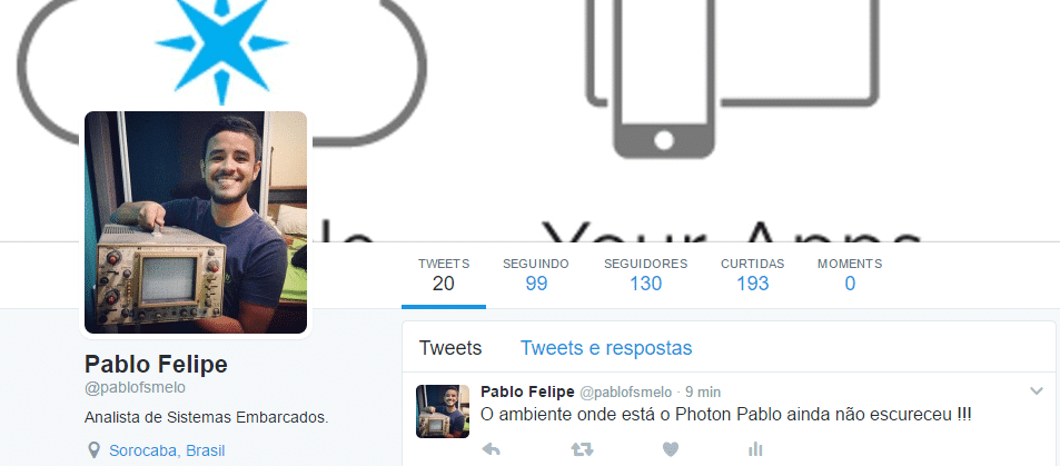 Publicando a ação do IFTTT no Twitter - Twitter por IFTTT