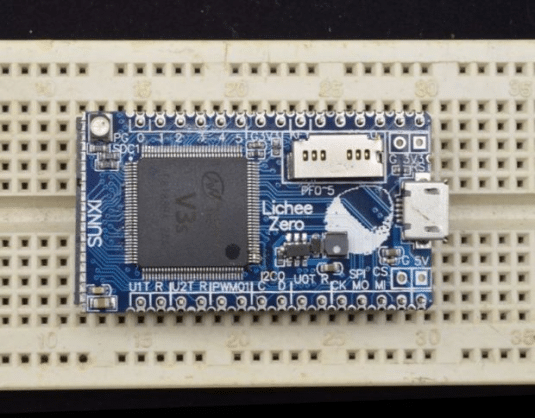 Lichee Pi Zero na protoboard