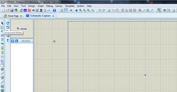 Localizando menu de busca de componentes