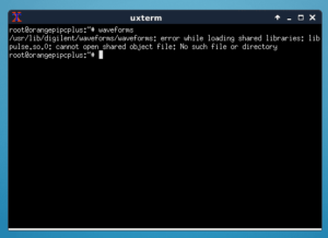 Digilent Analog Discovery na Orange Pi PC Plus - Falta da Libpulse0