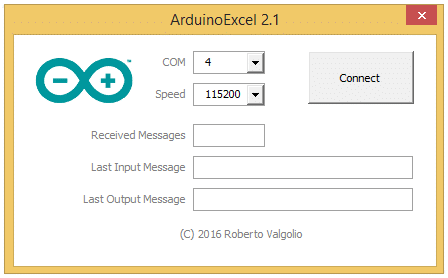 Interface de aquisição de dados.