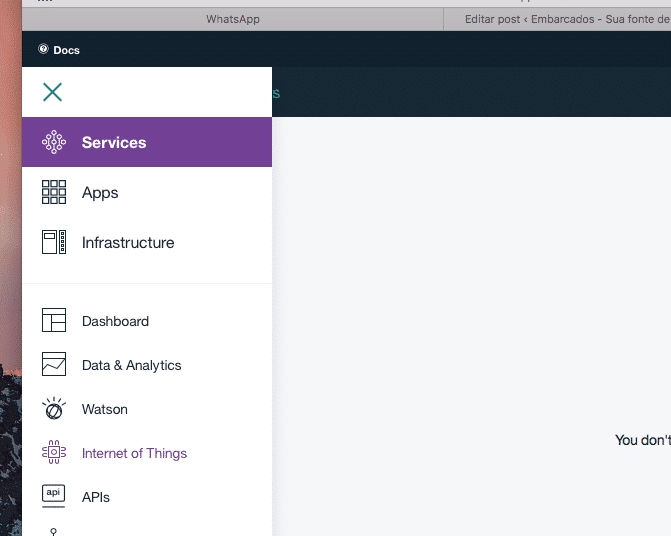 Conectando o Bosch XDK Sensor ao IBM Bluemix IoT Platform