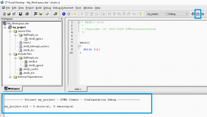 Compilando o projeto inicial
