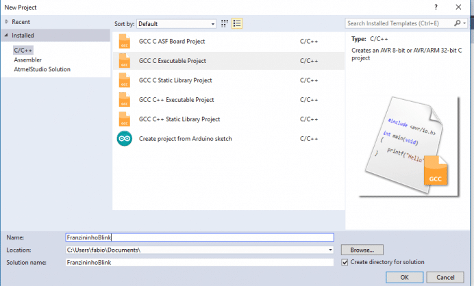Configurando um novo projeto