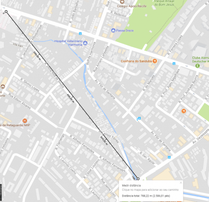 Teste de alcance de conexão P2P LoRa