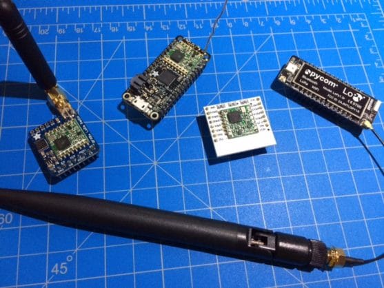 Plataformas de desenvolvimento baseadas em LoRa