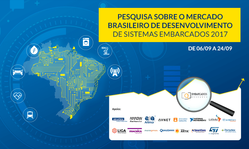 Mercado Brasileiro de Desenvolvimento de Sistemas Embarcados 2017