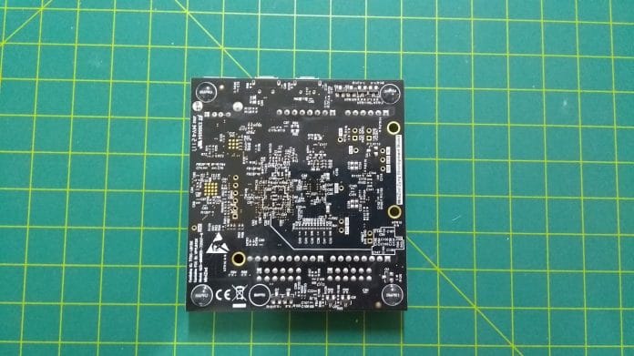 Vista da parte inferior da MiniZed.