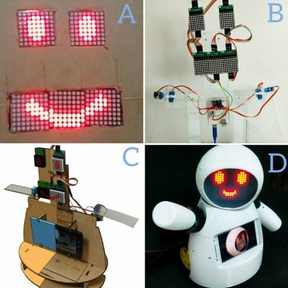 Evolução do projeto "Robô da Alegria"