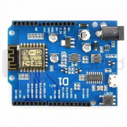 Placa Wemos D1 para teste do MQTT Dash.