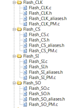 Hierarquia de arquivos do nosso módulo soft-SPI.