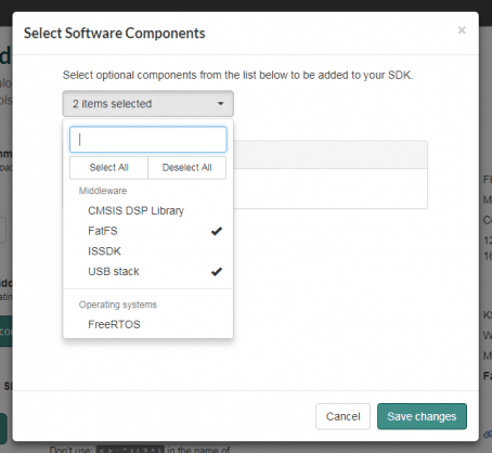 Adicionando o FreeRTOS ao SDK