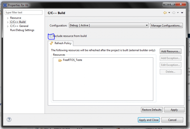 Garantindo a compilação das bibliotecas