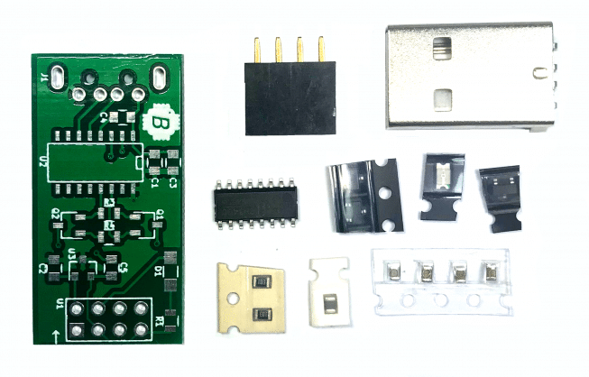 Componentes Gravador USB para ESP8266.