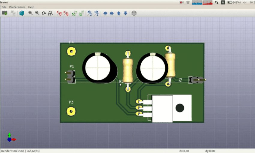 placas eletrônicas com Kicad