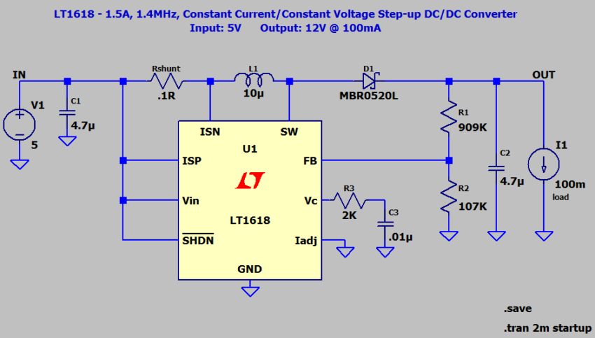 conversor CC - LTspice