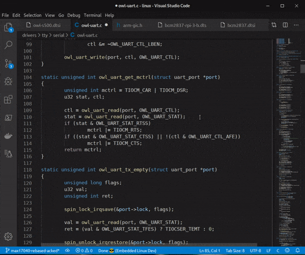 Extensão do VS Code para Kernel Linux Embarcado - Embarcados