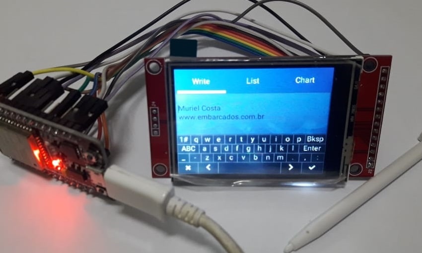 LittlevGL e ESP32