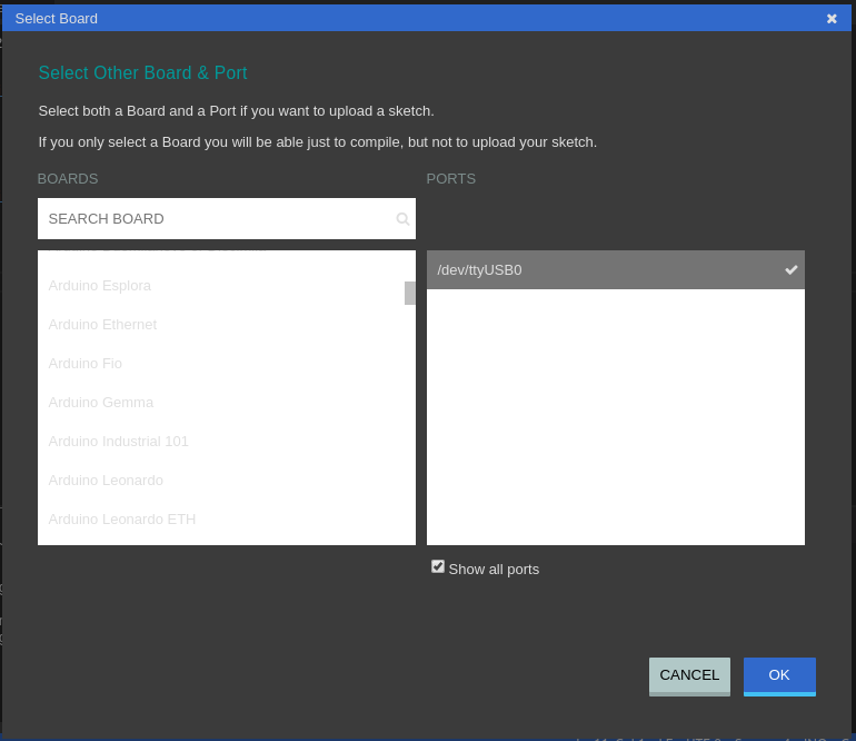Avaliação da Arduino Pro IDE