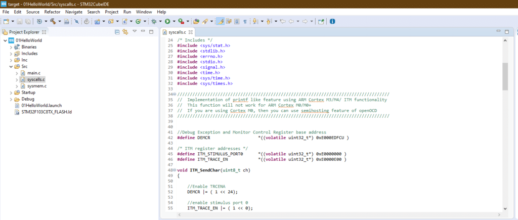 Usando o STM32CubeIDE